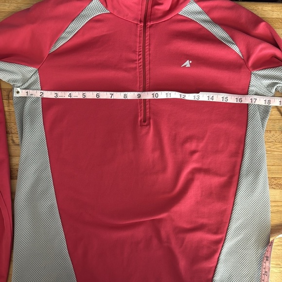 Eastern Mountain Sports Red and Gray Half Zip Performance Jacket Women’s XL - Picture 8 of 8